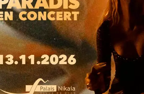 Affiche officielle de Vanessa Paradis au Palais Nikaïa