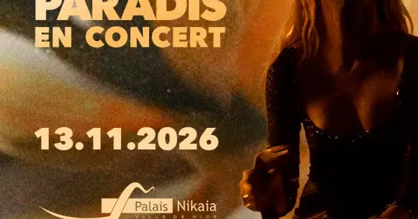Affiche officielle de Vanessa Paradis au Palais Nikaïa