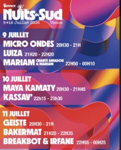 Nuits du Sud 2026 : Vence rallume les grandes nuits musicales de l’été