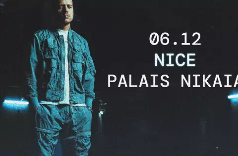 Affiche officielle de PLK au Palais Nikaïa