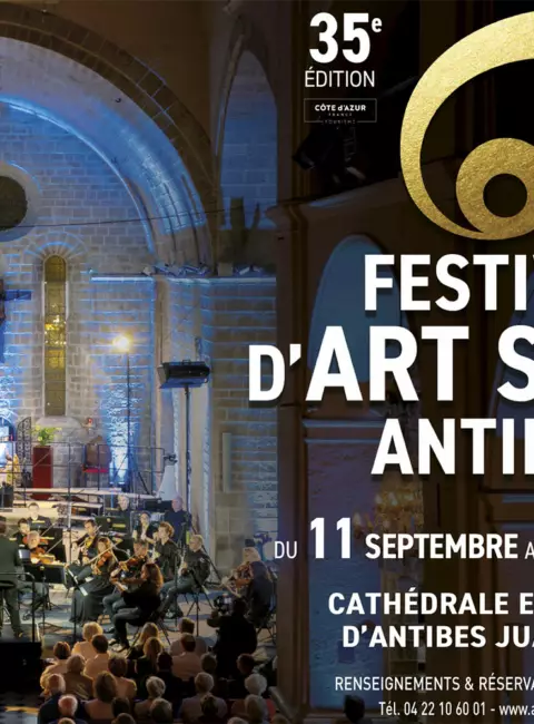 Visuel officiel du 35e Festival d’Art sacré d’Antibes 2026