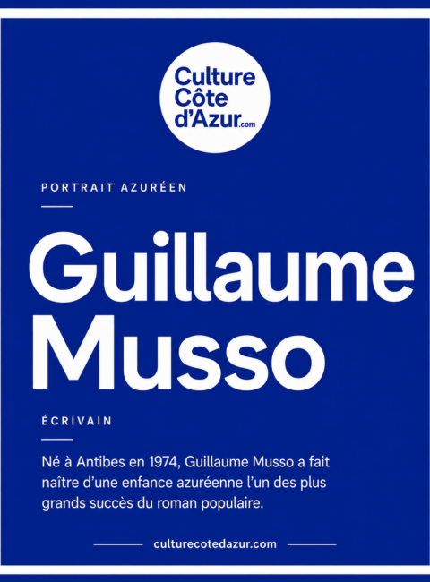 Visuel vertical CCDA du portrait azuréen : Guillaume Musso : comment un enfant d’Antibes est devenu un phénomène littéraire