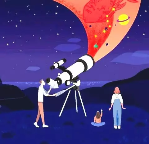 Visuel officiel des soirées d’observation du ciel étoilé de Vence 2026