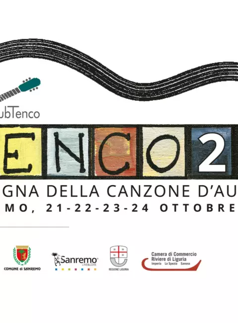 Visuel officiel du Premio Tenco 2026 à Sanremo