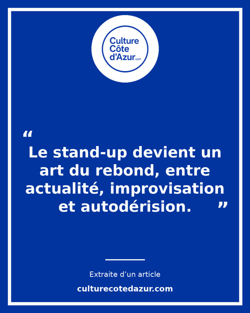 Le Comte de Bouderbala à Nice : le stand-up comme art du rebond
